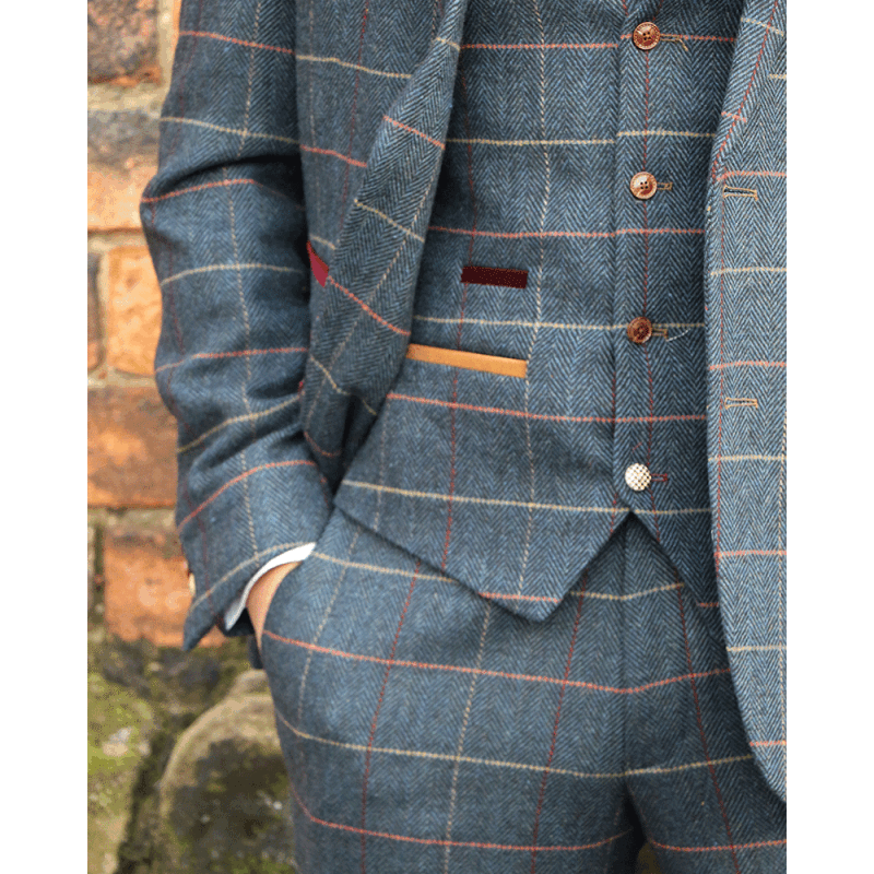 To Hire, Marc Darcy Eton Blue Tweed (full outfit) - Image 6